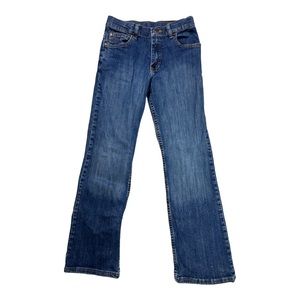 Wrangler Jeans Denim Blue Dark Wash Youth Size 12 Reg Kids AC108